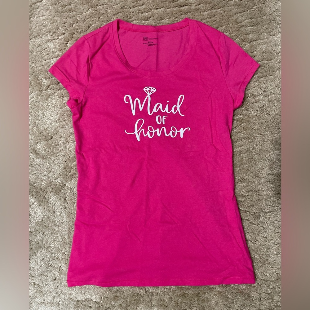 Pink Maid of Honor Women's T-shirt
